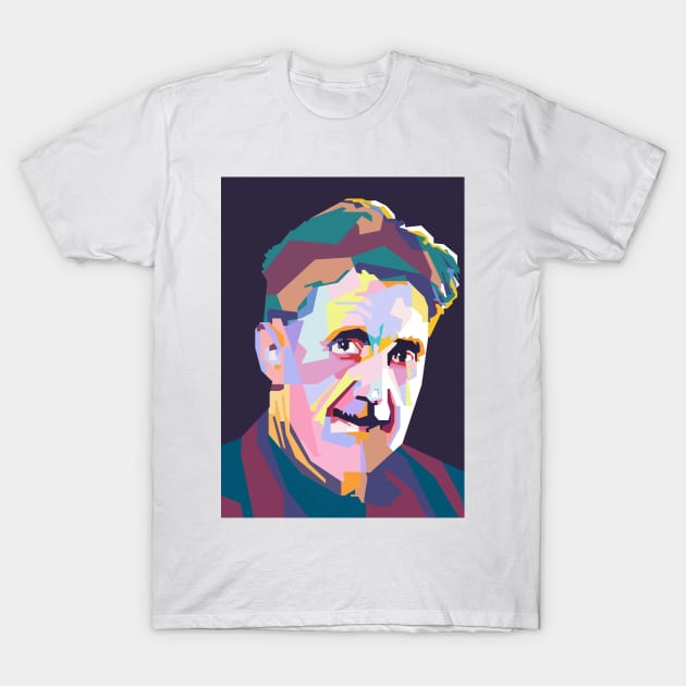 George Orwell In WPAP T-Shirt by smd90